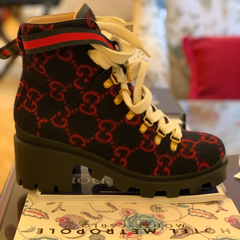 Gucci boots. I bought in Monaco- barely used since I live in Florida